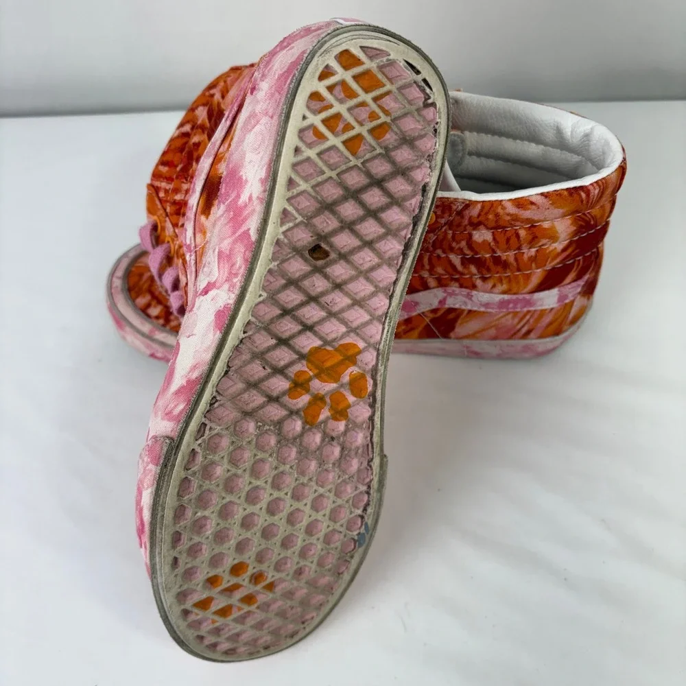 Vans x‎ Sk8-Hi 38 DX Collina Strada Tie Dye Pink Orange Skate Sneakers Shoes W 8
